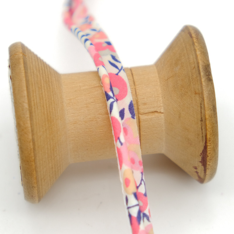 Passepoil Liberty Fabrics Wiltshire Rose Pivoine - Maison Klem